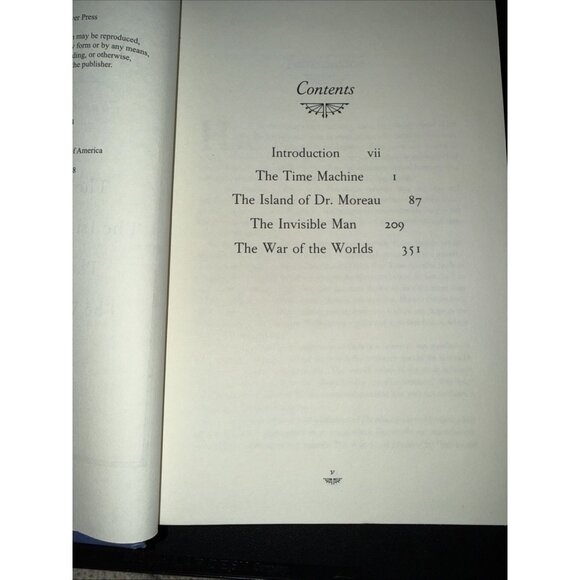 H. G. Wells Four Complete Novels 1994 Hardcover Dust Jacket DETACHED SPINE - Picture 10 of 16